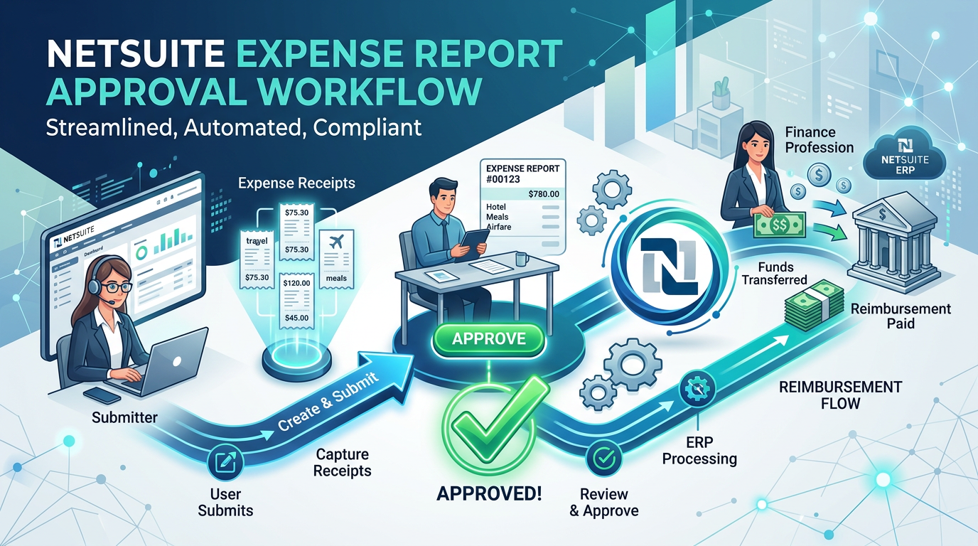How to Configure Expense Report Approval Workflows in NetSuite