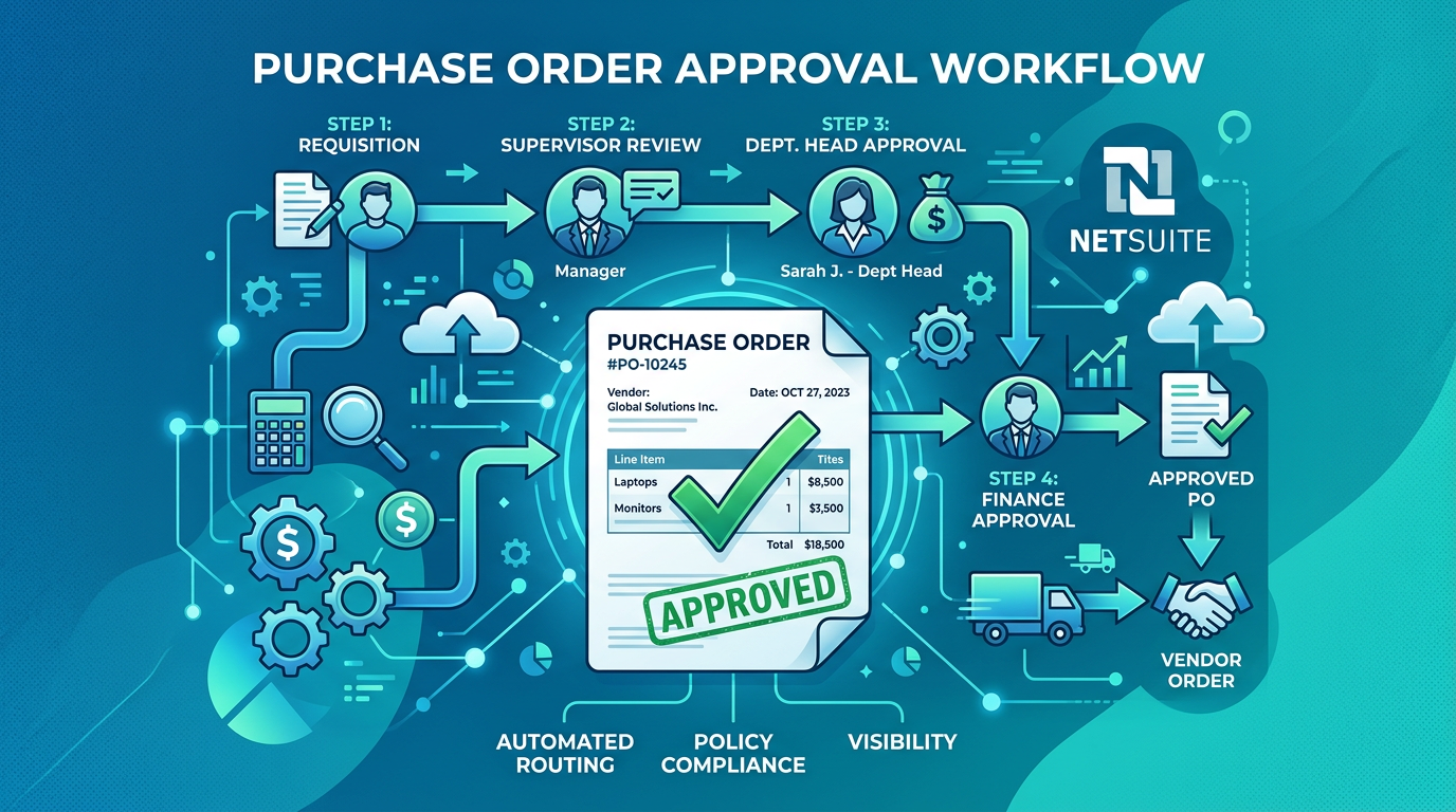 How to Set Up a Purchase Order Approval Workflow in NetSuite