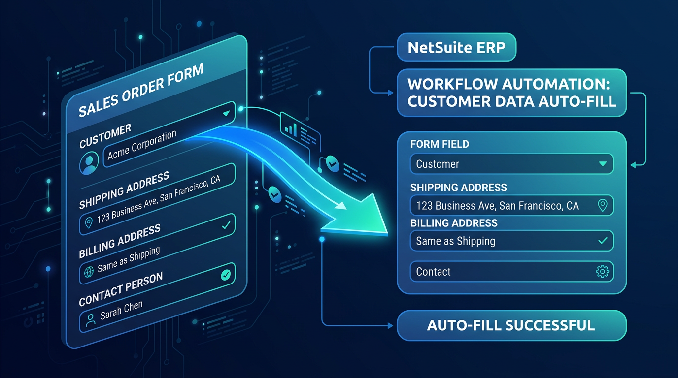 NetSuite Workflow Use Case: Auto-Populate and Update Fields