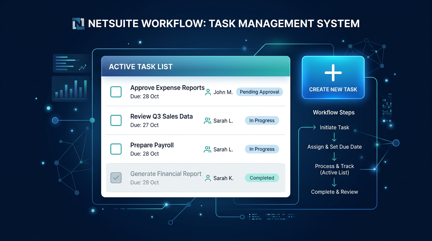 NetSuite Workflow Use Case: Create Follow-Up Tasks Automatically