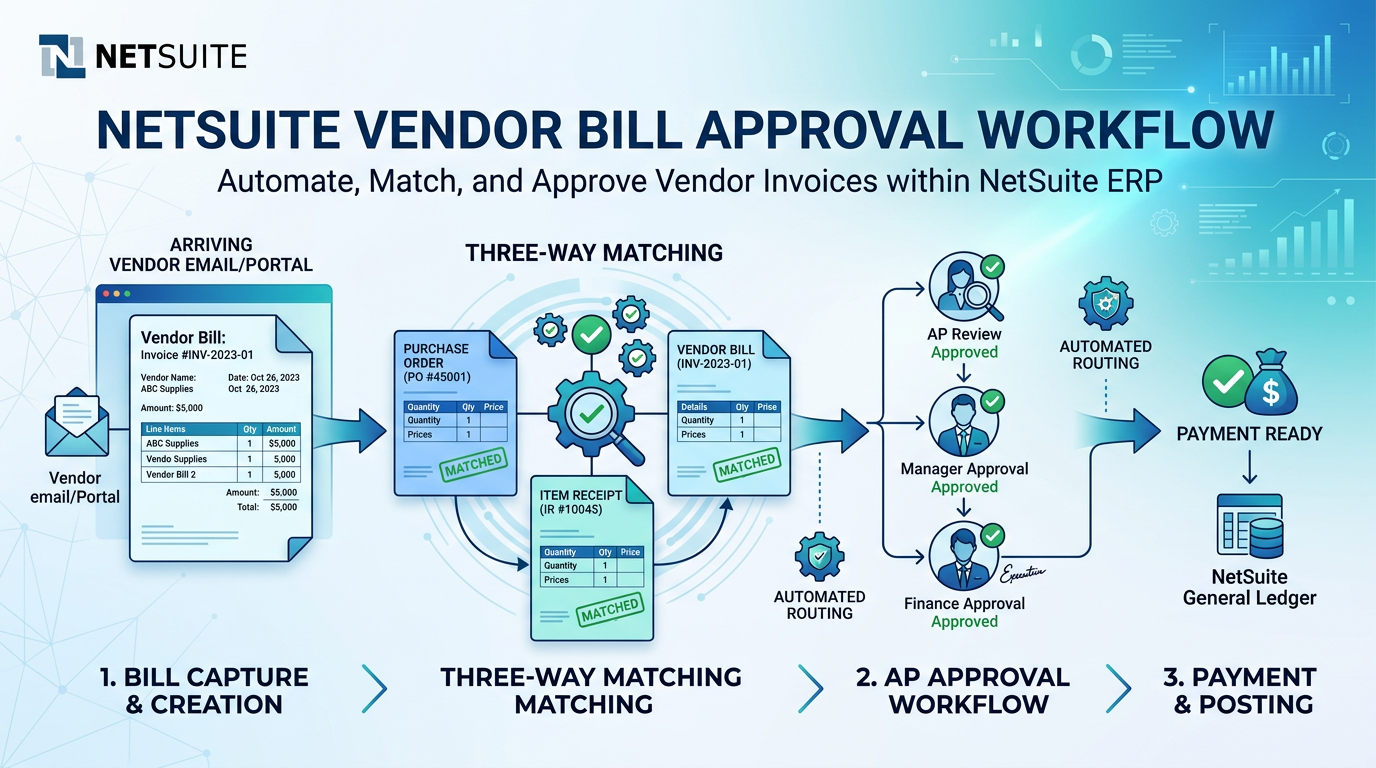 How to Create a Vendor Bill Approval Workflow in NetSuite